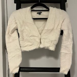 Fuzzy Cropped Sweater